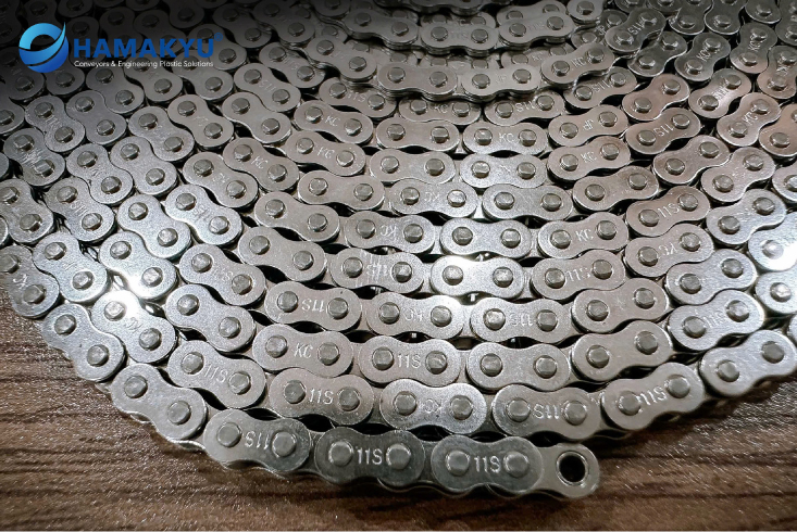 KCM Micro-pitch Stainless Chain 11SS, pitch 3.7465mm, length 3,048 met/box, origin: Japan